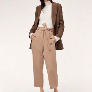 aritzia wilfred tie front pant, size 6